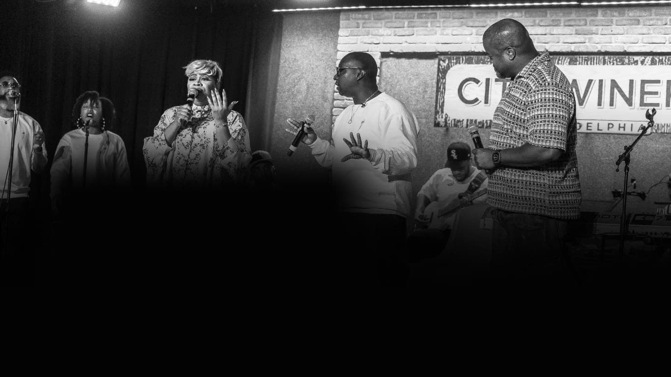 Dana Soréy and guest singers on stage at City Winery Philadelphia